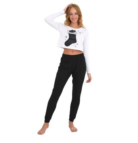 Naughty coal long pyjama set